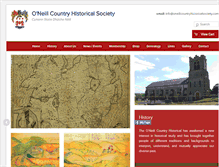 Tablet Screenshot of oneillcountryhistoricalsociety.com